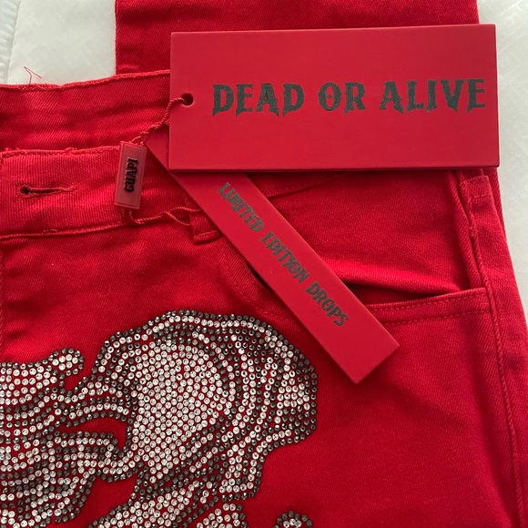 GUAPI RARE Dead or Alive Skeleton Pants - Picture 5 of 7